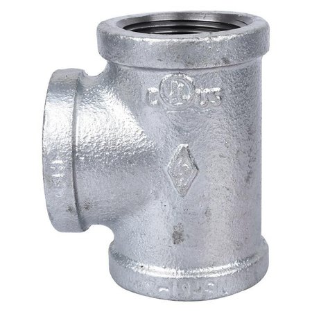 PROSOURCE Exclusively Orgill Pipe Tee, 114 in, FIPT, Malleable Steel, SCH 40 Schedule, 300 psi Pressure 11A-1 1/4G